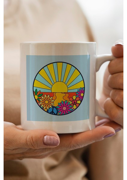 Peace- Barış Temalı Premium Kupa Bardak