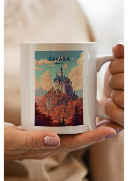 Bavaria- Germany Baskılı Premium Kupa Bardak