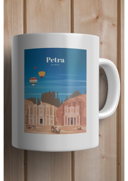 Ürdün- Petra Baskılı Kupa Bardak fiyatları