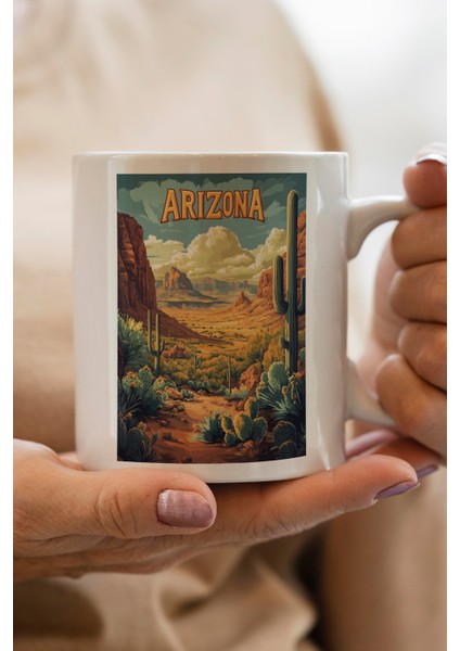 Arizona Baskılı Kupa Bardak