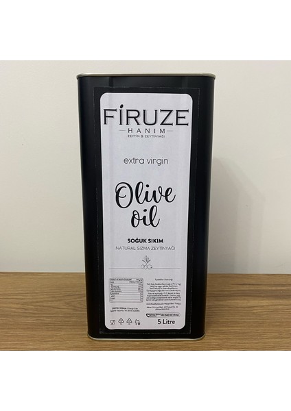 Olgun Hasat Zeytinyağı - Soğuk Sıkım - 5 Litre