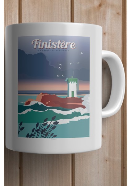France- Finistère Baskılı Premium Kupa Bardak fiyatları