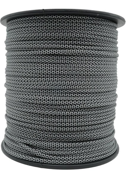 Paracord Ip 4 mm Gri Siyah Desenli No:12 10 Metre