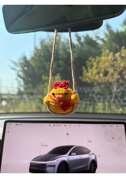 El Yapımı Amigurumi Hayvan Araba Süsü – Sevimli ve Dekoratif Aksesuar fiyatları