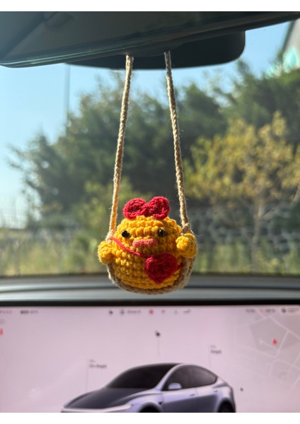 El Yapımı Amigurumi Hayvan Araba Süsü – Sevimli ve Dekoratif Aksesuar modelleri