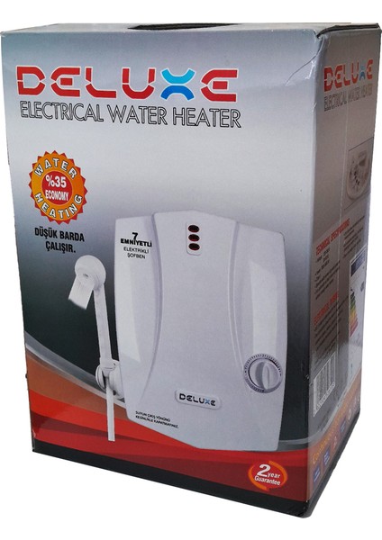 Jumbo Beyaz Elektrikli Şofben 7.500-9000W (5263)