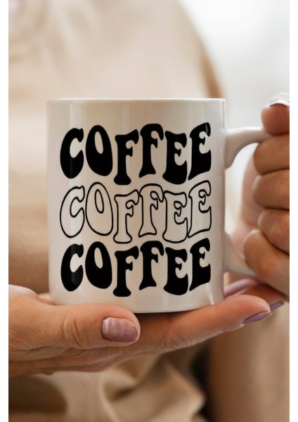 Coffee Baskılı Kupa Bardak