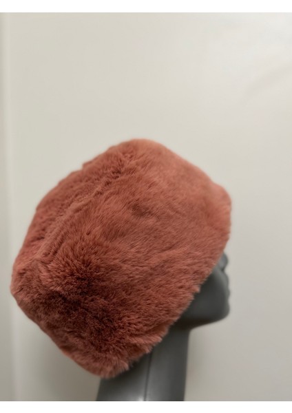 Kadın Kışlık Kalpak Şapka - Peluş Dış, Iç Astar, Sıcak ve Şık (2 Numara 58 Cm) modelleri