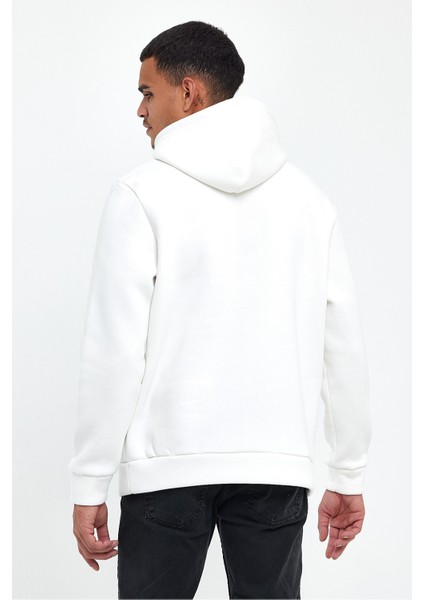 Erkek Kapşonlu Rahat Kalıp Içi Polarlı 3 Iplik Kalın Sweatshırt SPR25SW55 modelleri