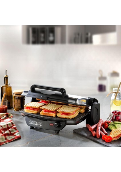 Paslanmaz ve Siyah Renkli Pratik Tost Makinesi, Evinizin Vazgeçilmezi fiyatları