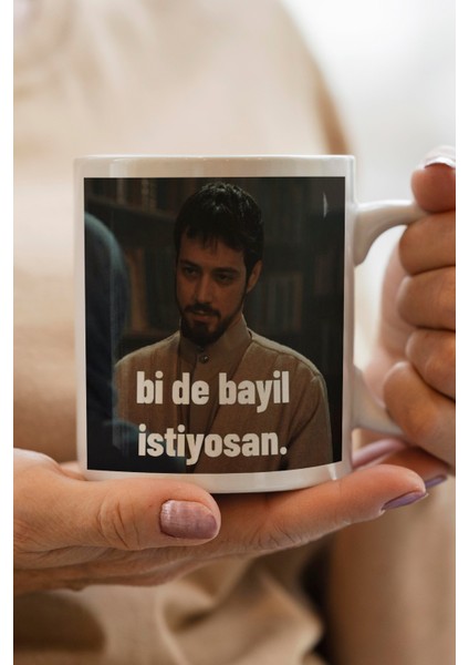 Bi De Bayıl Istersen Baskılı Kupa Bardak