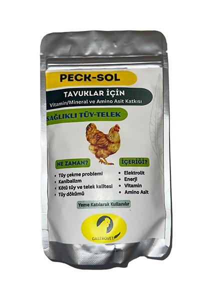 Peck Sol – Tüy / Telek ve Deri Destek Premiksi – 200 G