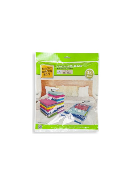 55X90 Xl Vakumlu Poşet Hurç Bag (5263)