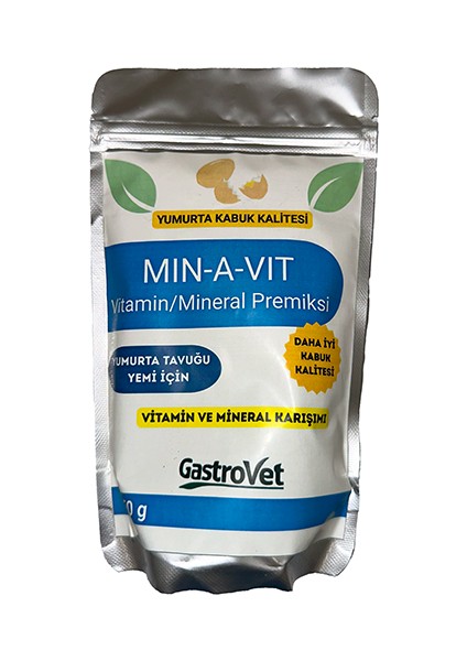 Min-A-Vit – Yumurta Kabuk Kalitesi – 250 G