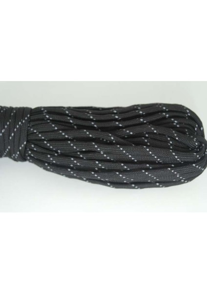 Paracord Ip 4 mm Simli Siyah Renk No:16 10 Metre
