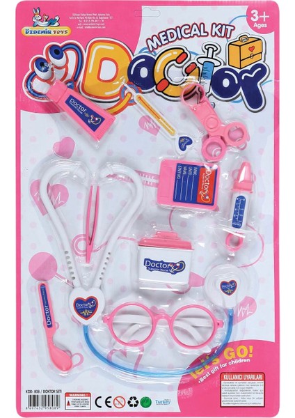 Pembe Kartelalı Doktor Seti
