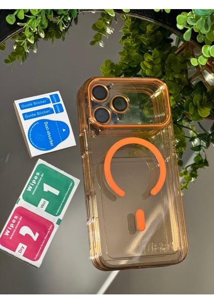 iPhone 17 Pro Kılıf / MagSafe Destekli, Lens Koruyuculu, Darbeye Dayanıklı (SERT MİKA) Cep Telefonu Kılıfı fiyatları