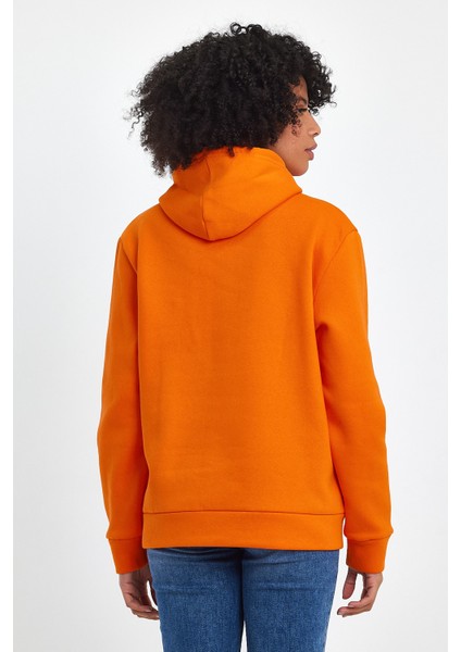 Kadın Kapşonlu Rahat Kalıp Içi Polarlı 3 Iplik Sweatshırt SPR24SWK55 modelleri