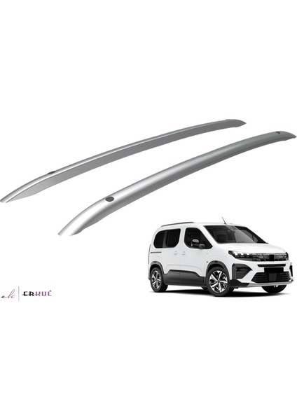 Peugeot Rıfter 2019 Üzeri Power Flush Tavan Çıtası Gri
