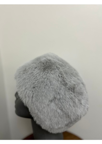 Kadın Kışlık Kalpak Şapka - Peluş Dış, Iç Astar, Sıcak ve Şık (2 Numara 58 Cm) fiyatları