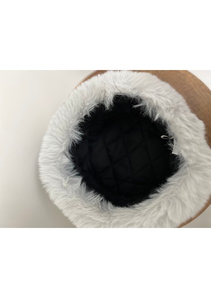 Kadın Kışlık Kalpak Şapka - Peluş Dış, Iç Astar, Sıcak ve Şık (2 Numara 58 Cm) modelleri