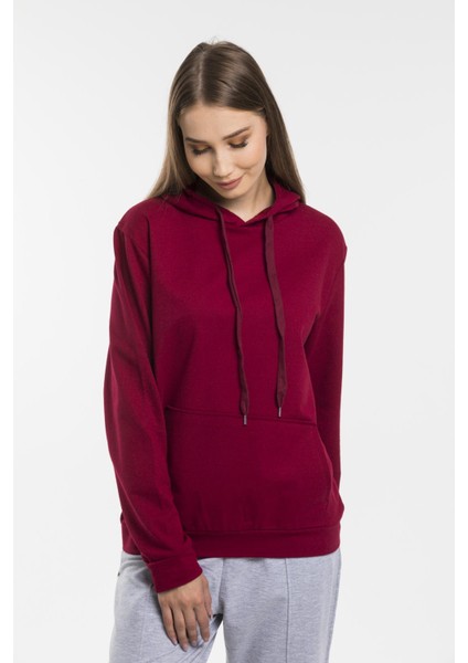 Süperlife Kadın Kapşonlu Regular Fit Ince Sweatshirt SPR21K55 modelleri