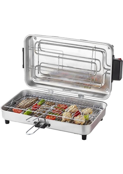 Geniş 45X27CM Elektrikli Izgara, Pratik ve Kullanışlı Mutfak Gereci