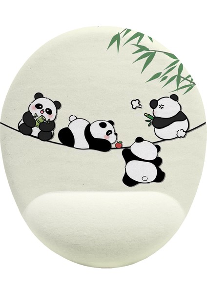 Yaramaz Pandalar Bilek Destekli Mouse Pad