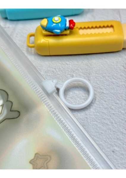 Galaksi Macerası Şeffaf Tek Bölmeli A4 Fermuarlı Dosya Klasörü / Belge Dosyası/düzenleyici Klasör modelleri