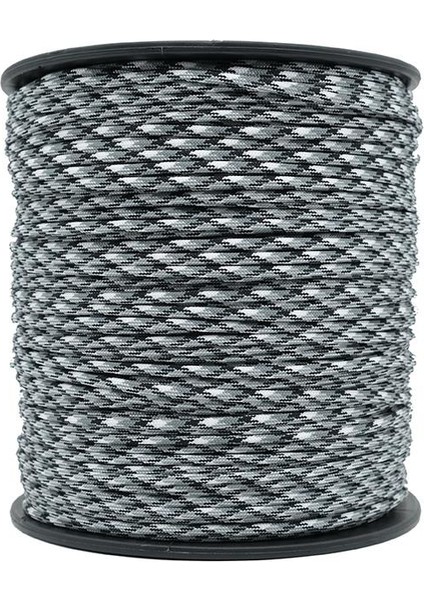 Paracord Ip 4 mm Siyah Beyaz Desenli No:1 10 Metre