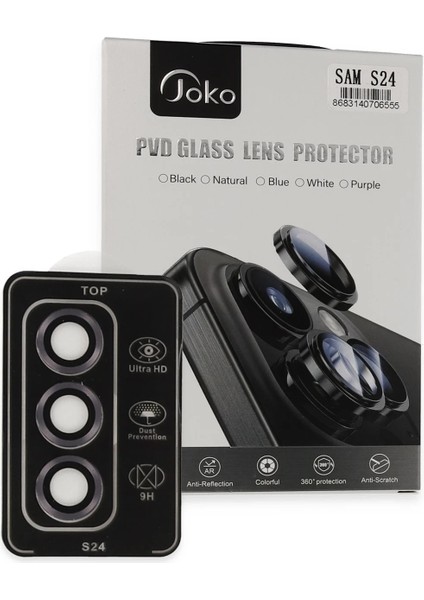 Wizard Joko Samsung Galaxy S24 Pvd Metal Kamera Lens - Derin Mor