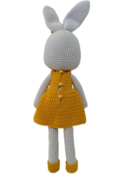 Sarı Elbiseli Oyuncak Tavşan Amigurumi Oyun Arkadaşı fiyatları