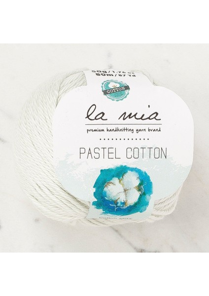 La Mia Pastel Cotton Uçuk Yeşil El Örgü Ipi - L176 - 33953