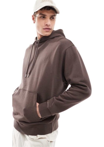 Erkek Kapşonlu Rahat Kalıp Içi Polarlı 3 Iplik Kalın Sweatshırt SPR25SW55 fiyatları