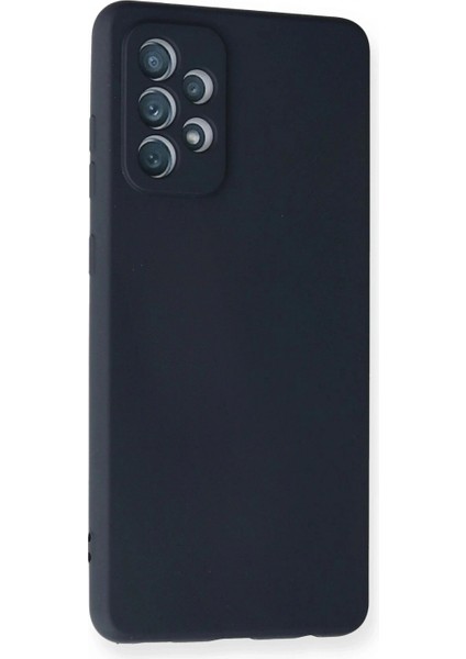 Samsung Galaxy A72 Kılıf Nano Içi Kadife Silikon - Lacivert fiyatları