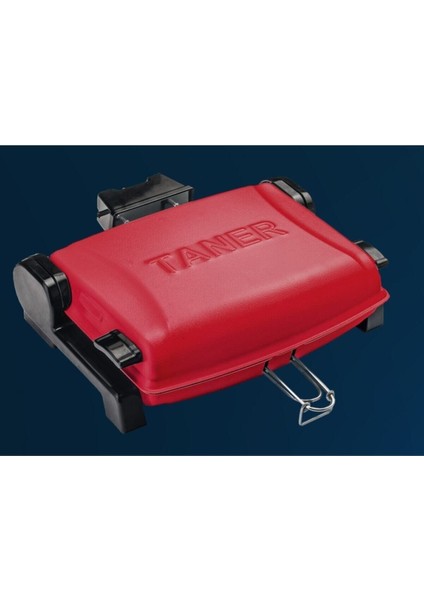 Kırmızı Mini Elektrikli Izgara, Pratik ve Şık Mangal Keyfi