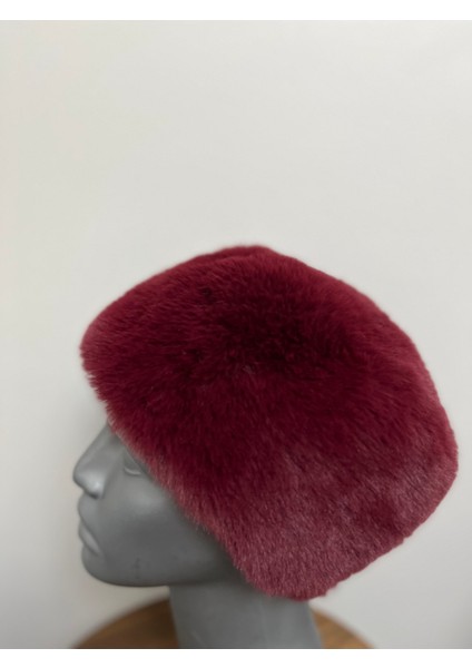 Kadın Kışlık Kalpak Şapka - Peluş Dış, Iç Astar, Sıcak ve Şık (2 Numara 58 Cm) modelleri