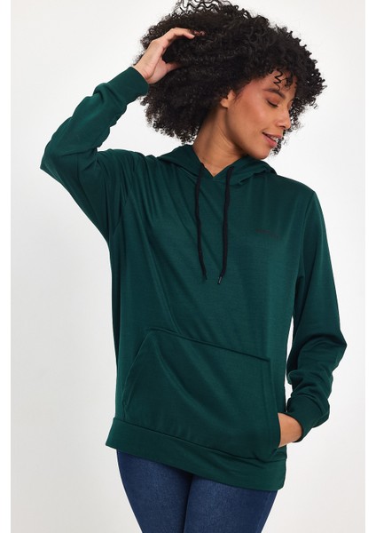 Süperlife Kadın Kapşonlu Regular Fit Baskılı Ince Sweatshirt SPR21K61 modelleri
