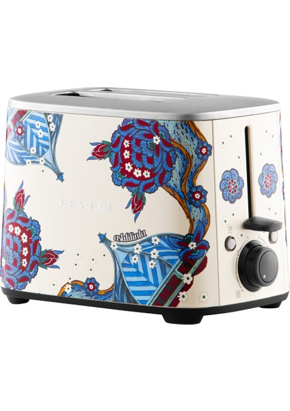 Retro Bej Çini Ekmek Kızartma Makinesi, Şık ve Kullanışlı Ev Gereçleri fiyatları