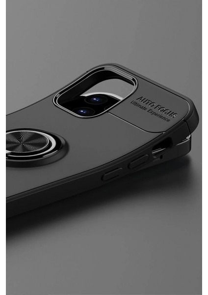 iPhone 12 Kılıf Range Yüzüklü Silikon - Mavi indirimleri