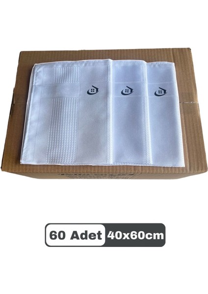 Mikrofiber Cam Bezi Genel Temizlik Bezi Mutfak Banyo Yüzey 60 Adet Beyaz 40X60CM modelleri