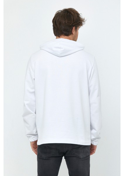 Erkek Kapşonlu Regular Fit Yarım Ferm.kargo Cepli Ince Sweatshirt SPR22SW171 indirimleri