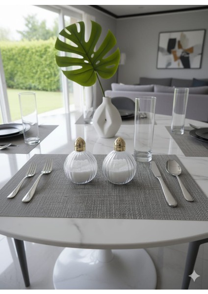 2'li Gold Kapaklı Cam Tuzluk Biberlik Fenomen Tuzluk fiyatları