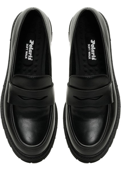 324500C.Z 5pr Siyah Kadın Oxford Ayakkabı