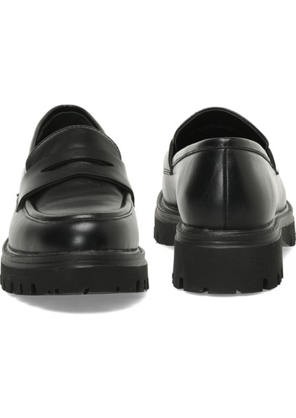 324500C.Z 5pr Siyah Kadın Oxford Ayakkabı
