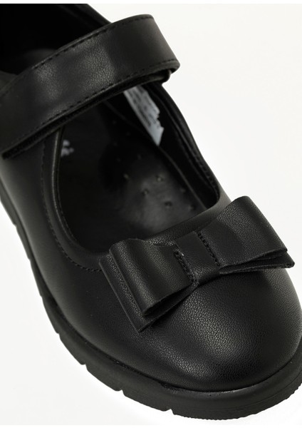 HUSSTE.F5PR Siyah Kız Çocuk Babet