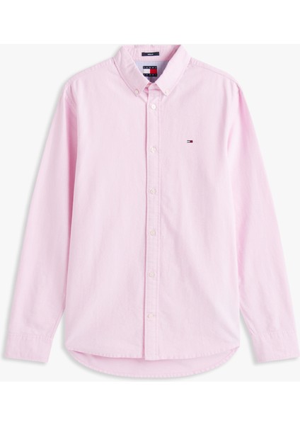 Tjm Reg Oxford Shırt Ext Erkek Pembe Gömlek - DM0DM21298 indirimleri