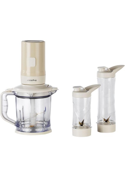 Renkli 700W Kişisel Blender ve Doğrayıcı, 1,2l Titanyum Bıçaklı Hazne