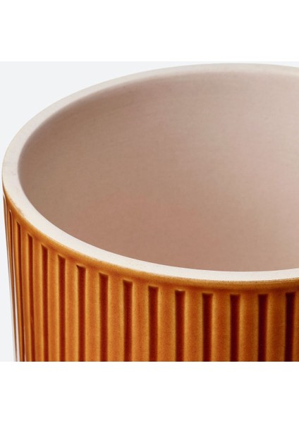 Seramik Saksı, Kahverengi, 12 cm fırsatları