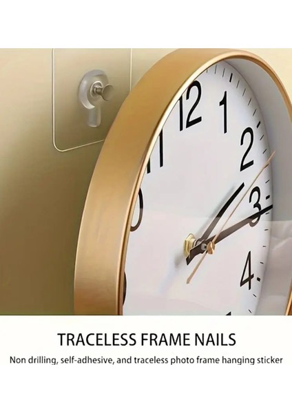 10 Adet Duvar Delmeden Zarar Vermeden Yapışkanlı Askılık Çivi Şeffaf Güçlü Iz Bırakmaz Tablo Yapışan fiyatları